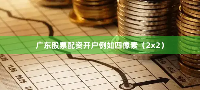 广东股票配资开户例如四像素（2x2）